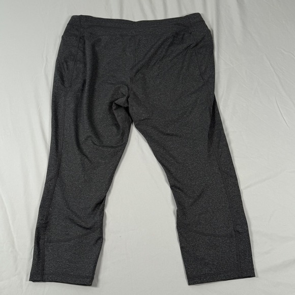 Lands End Pants Womens XL 18 Gray Cropped Capri Leggings Activewear Stretch - Picture 5 of 11